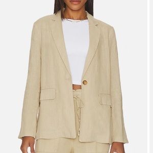 Michael Stars Lottie Blazer in Natural
